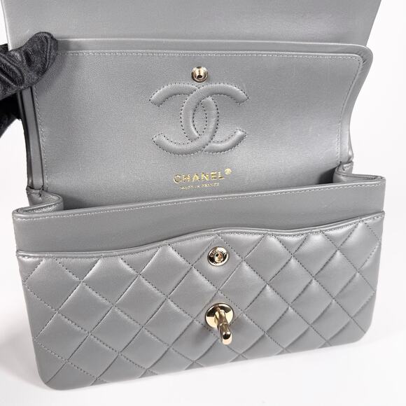 Chanel Quilted Lambskin Medium Double Flap Bag - Picture 11 of 16